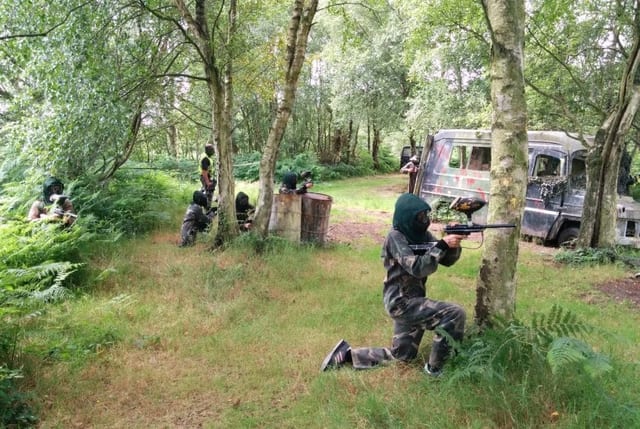 Paintballing in Bere Regis