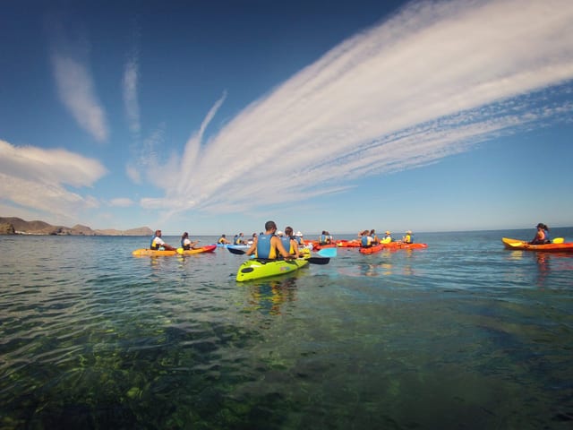 Kayak e snorkeling guidati nel Parco Naturale di Cabo de Gata