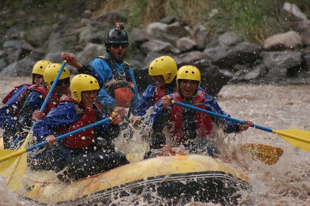 Cacheuta Hot Springs Zip Line and Rafting in Mendoza