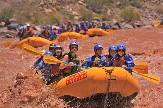 Rafting Devil’s Throat Trek and Rappel in Potrerillos