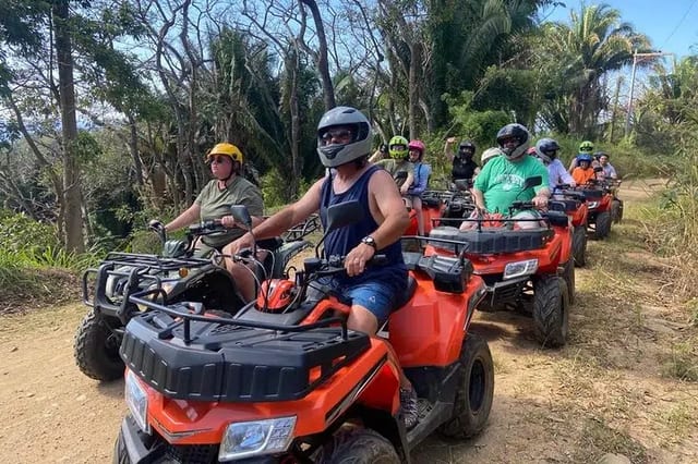 ATV Jungle Tour with Sloths, Monkeys and Chocolate Rum Tasting in Roatan