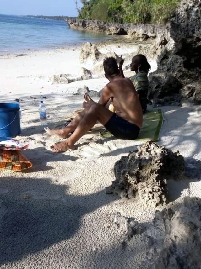 Snorkelling at Njau Island in Pemba