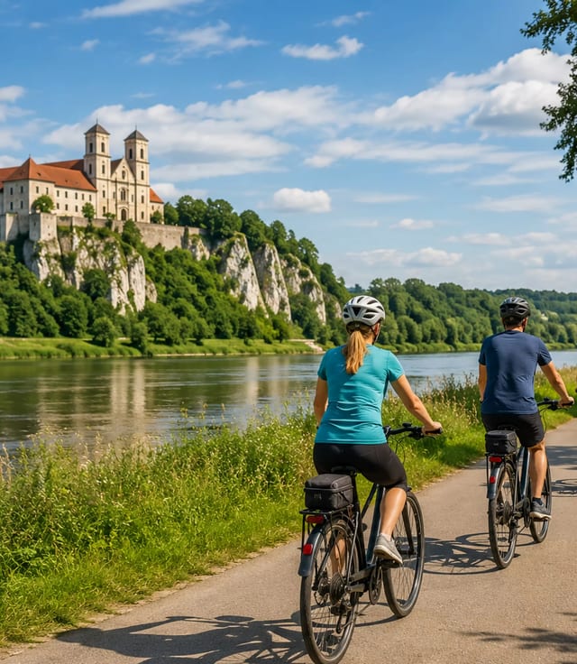 Countryside Bike Tour to Tyniec Abbey in Krakow