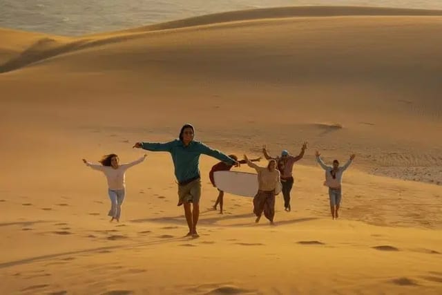 Experience Sandboarding Rush with Incredible Caves View in Agadir