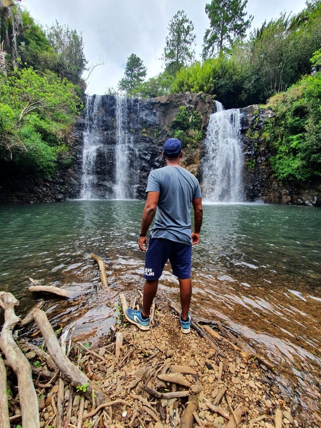 Waterfall Hiking at Rioux Falls in La Flora