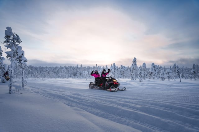 Snowmobile Safari in Rovaniemi