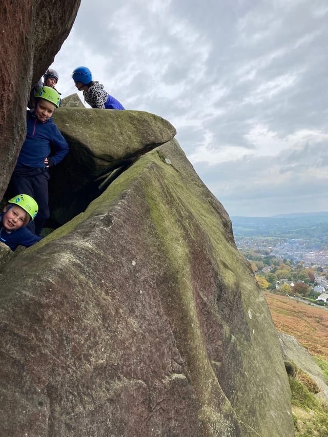 Family Rock Climbing in North Yorkshire