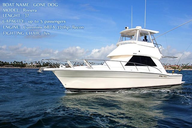 Offshore Deep Sea Fishing Charter on 37ft Boat in Punta Cana