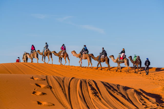Geteilte 3-tägige, 2 Nächte dauernde Merzouga-Kamelwanderung ab Marrakesch