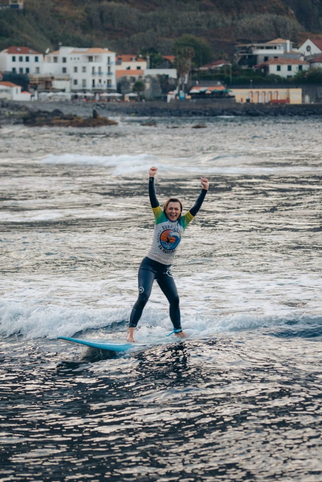 Group Surf Lessons in Madeira
