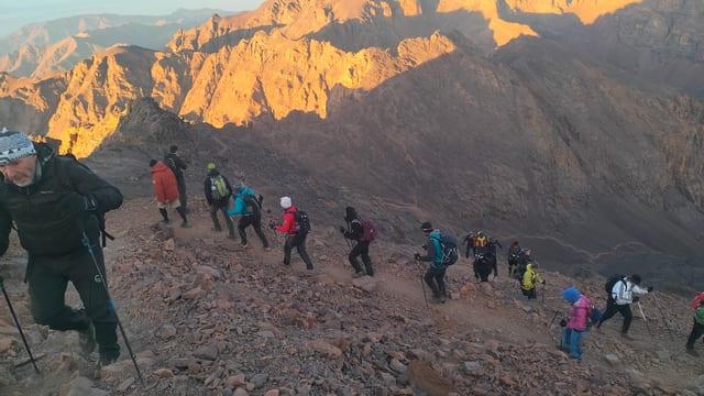 Toubkal Summit Hiking in the High Atlas