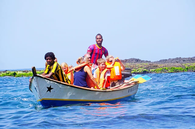 Boat Trip Snorkel and Beach BBQ in Ribeira da Barca
