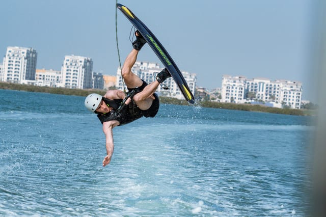 Tubing and Wakeboarding near Yas Island, Abu Dhabi