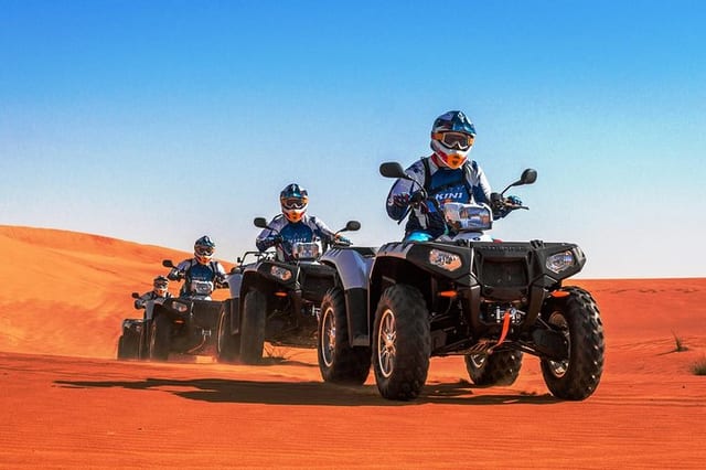 Quad Bike Ride in the Dubai Desert