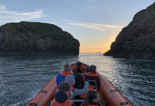 Sunset Shearwater Boat Trip in Pembrokeshire