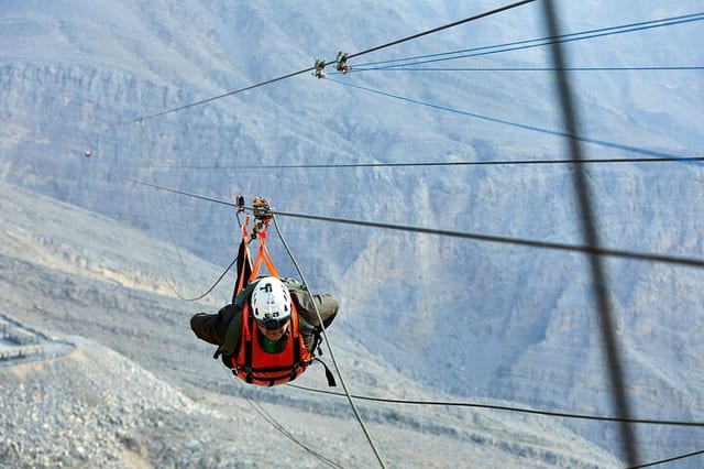 Zipline Experience at Jebel Jais