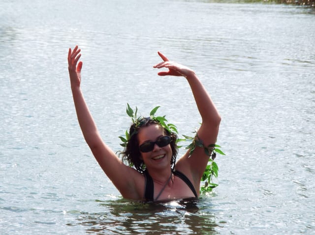 Private Fire & Water Sea Swim Taster in Northumberland