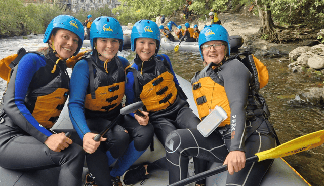 Whitewater Rafting on the River Dee, Llangollen