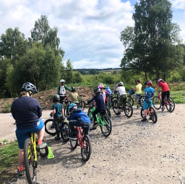 Kids Private MTB Parties in Dess, Aboyne