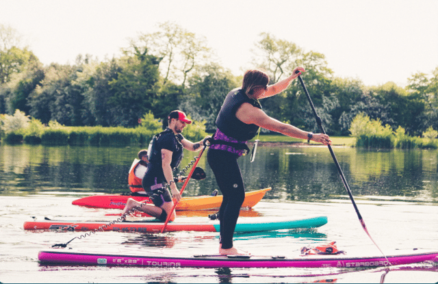 1-Hour Paddleboard Taster Lessons at Alderford Lake
