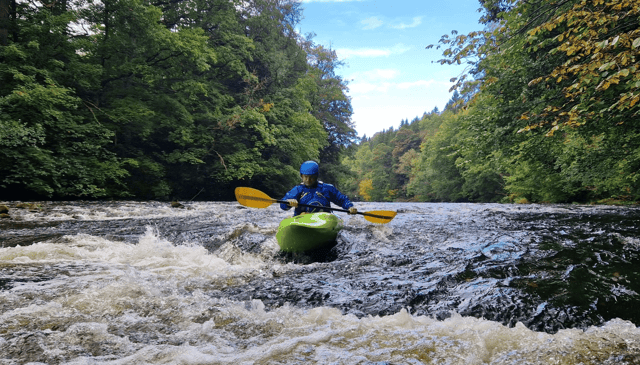 White Water Kayaking Adventure on the River Dee, Llangollen