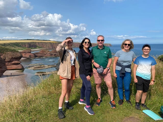 Arbroath Cliff Top Walk - Whiting Ness to Carlingheugh Bay