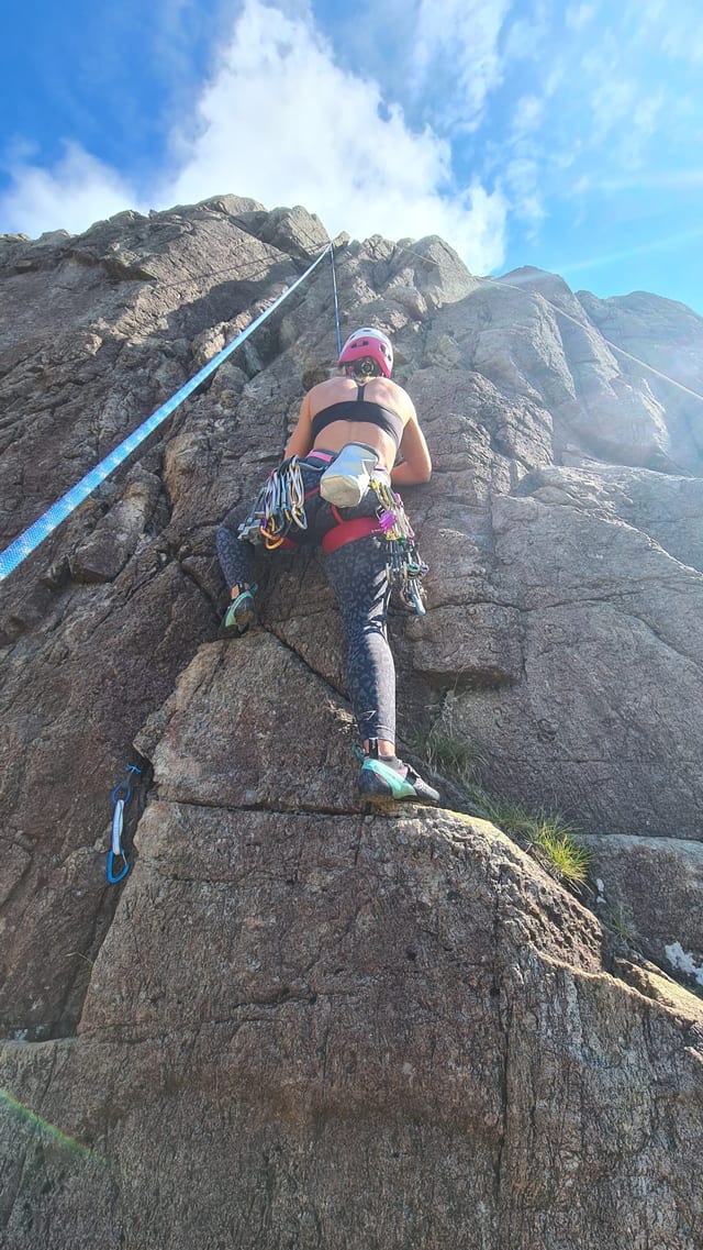 Outdoor Rock Climbing Session in Cumbria