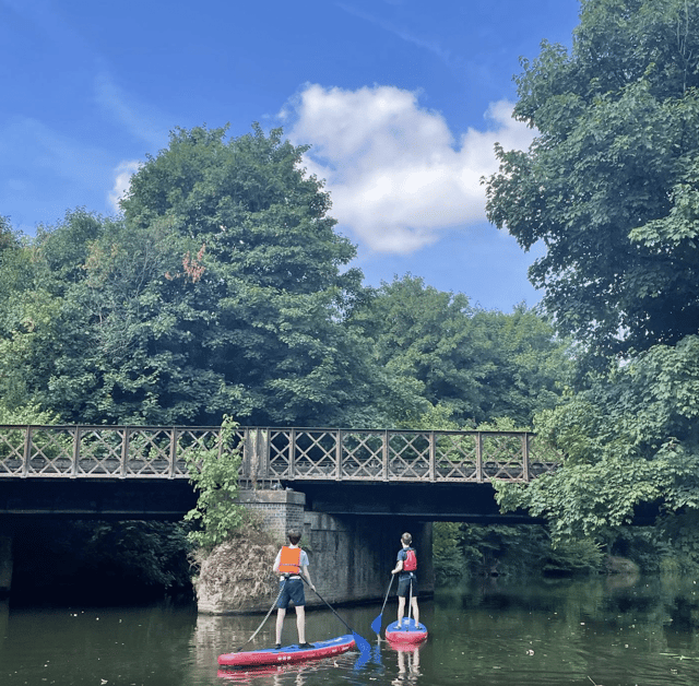 Family SUP Lesson on the River Medway