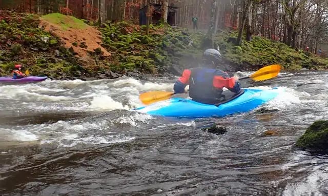 Early Intermediate White Water Kayaking