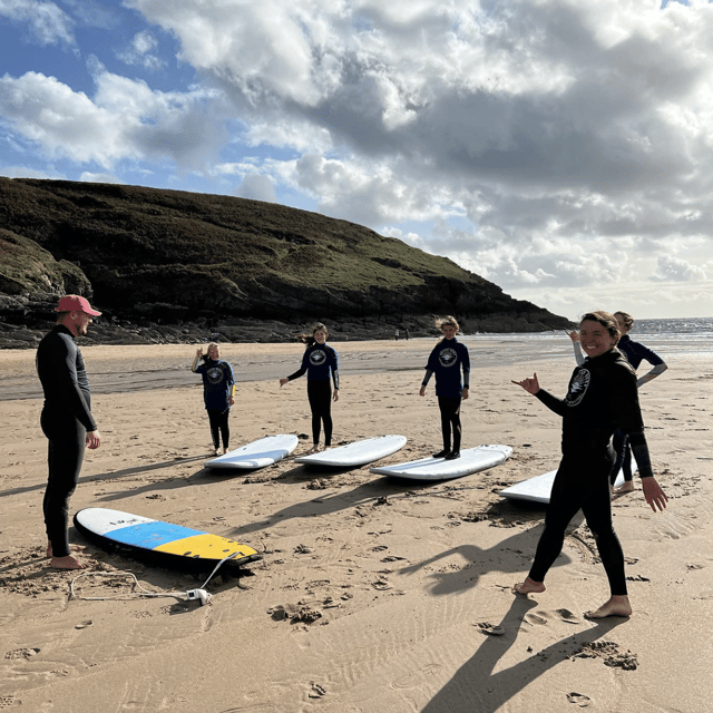 2-Hour Surf Lesson in Pembrokeshire