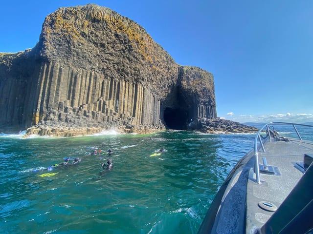 Swim Fingal’s Cave – Private Group Charter from Oban or Tobermory