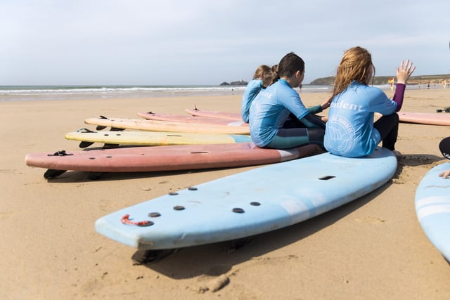 Beginner and Improver Surf Lessons on Praa Sands Beach, listing photo