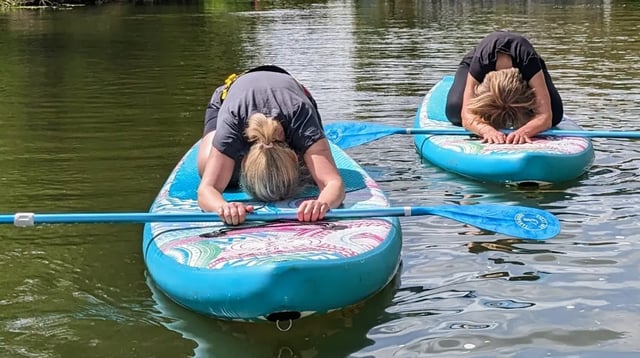 SUP Yoga on the River Avon in Worcestershire, listing photo