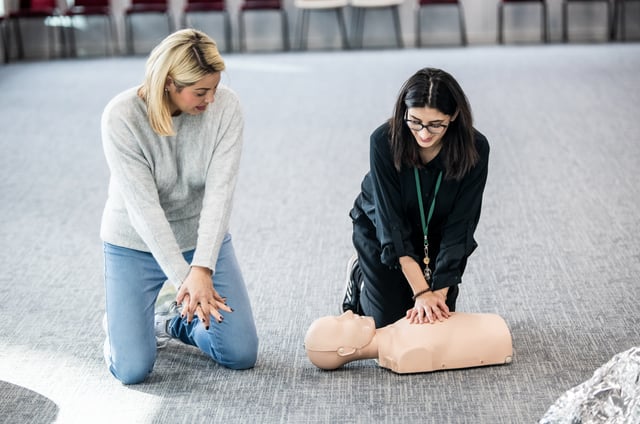 On-Site Emergency First Aid at Work Training for Groups, listing photo