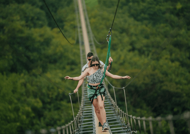 Suspended Bridge Walk at La Vallée des Couleurs, listing photo