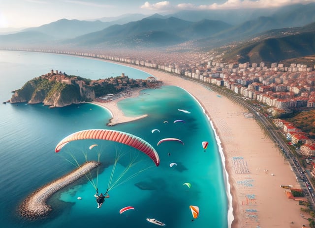 Tandem Paragliding Flight Over Alanya Coastline, listing photo