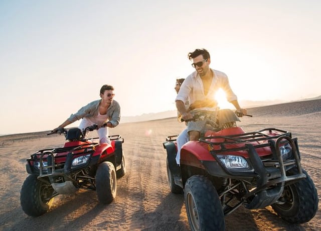Dubai Red Dunes Desert Safari with Quad Bike, Sandboarding & BBQ Dinner, listing photo