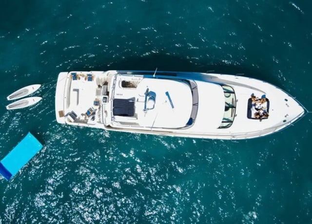 Cabo 70ft Luxury Yacht Charter with Mexican Cuisine, Premium Open Bar & Water Toys (Up to 15 Guests), listing photo