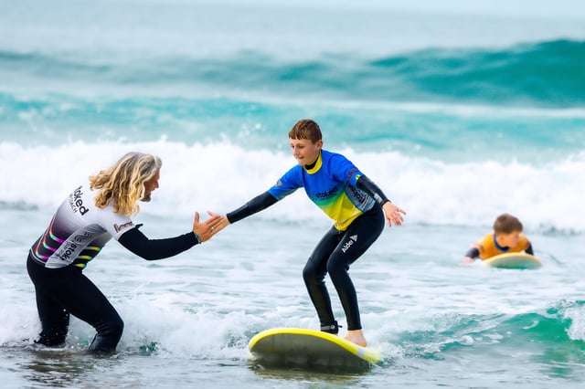 Family Surf Lessons in Perranporth, Cornwall, listing photo