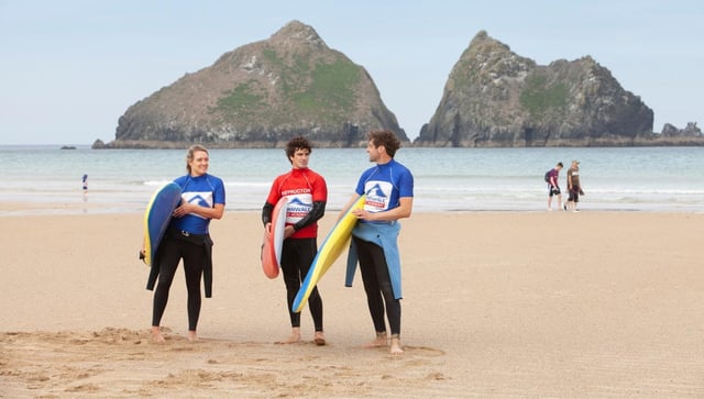 Beginner Surf Lesson at Holywell Bay, listing photo