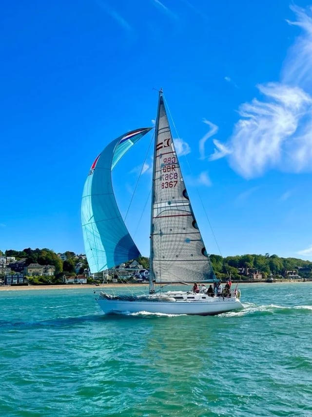 Taittinger Regatta; relaxed summer racing and shore parties in Yarmouth, listing photo