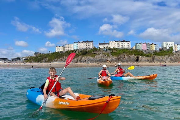 Kayak Tasters on Tenby South Beach, listing photo