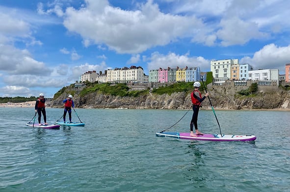 Paddleboard Tasters on Tenby South Beach, listing photo