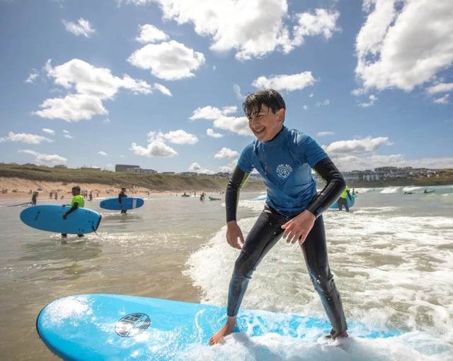 Weekly Kids Surf Club on Fistral Beach in Newquay, listing photo