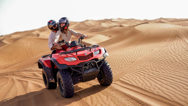 Dubai Quad Bike Safari with Camels and BBQ Camp Dinner, listing photo