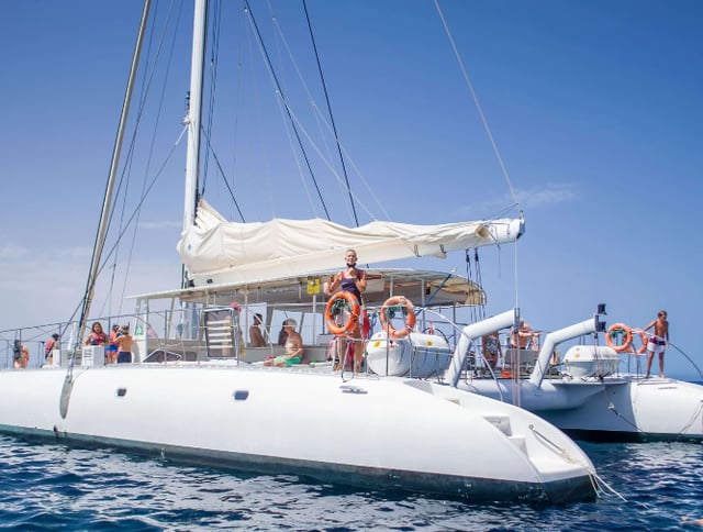 Gold Family Catamaran Sailing in Lanzarote, listing photo