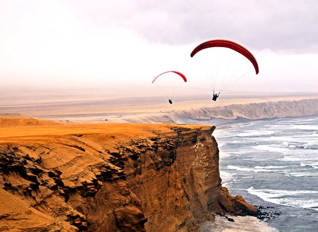 Tandem Paragliding over Paracas National Reserve, listing photo