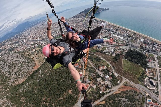 Tandem Paragliding with a Licensed Pilot from Side, listing photo