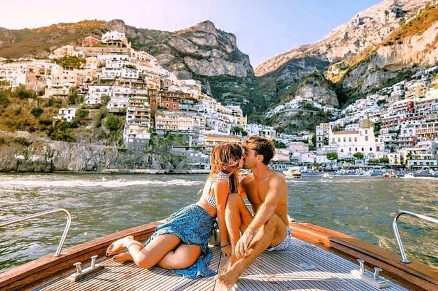 Private Boat Tour Sorrento to Positano and Amalfi (Typical Gozzo 850), listing photo