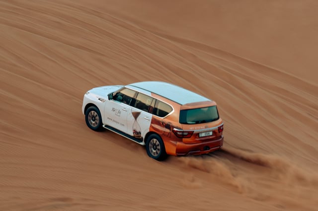 Half-Day Desert Safari with Dune Bashing and Camel Ride in Dubai, listing photo